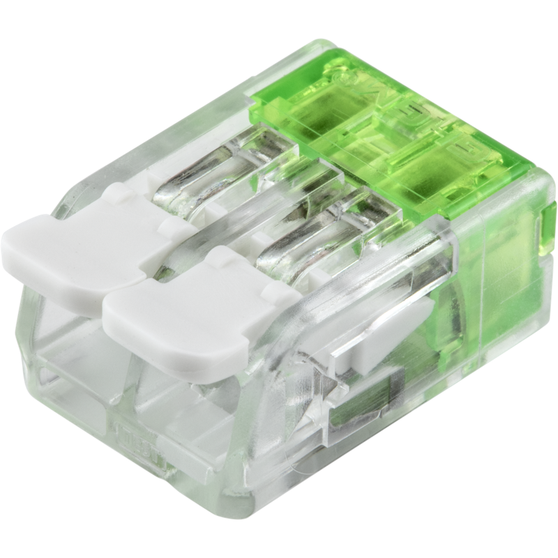 Lasklem 2-voudig LEDMAT | Universeel | 0.2-4.0mm² | per 50 stuks - Afbeelding 2