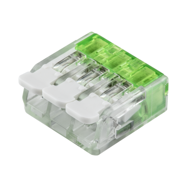 Lasklem 3-voudig LEDMAT | Universeel | 0.2-4.0mm² | per 50 stuks Lasklem 3-voudig LEDMAT | Universeel | 0.2-4.0mm² | per 50 stuks