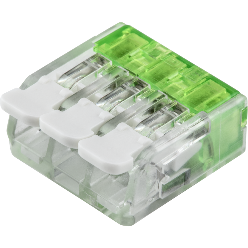 Lasklem 3-voudig LEDMAT | Universeel | 0.2-4.0mm² | per 50 stuks - Afbeelding 2