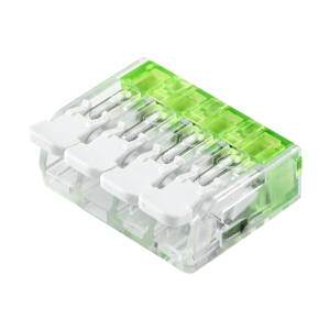 Lasklem 4-voudig LEDMAT | Universeel | 0.2-4.0mm² | per 50 stuks