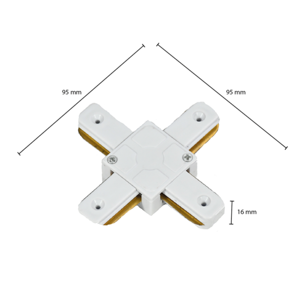 x-connector-1-fase-railsysteemk-wit