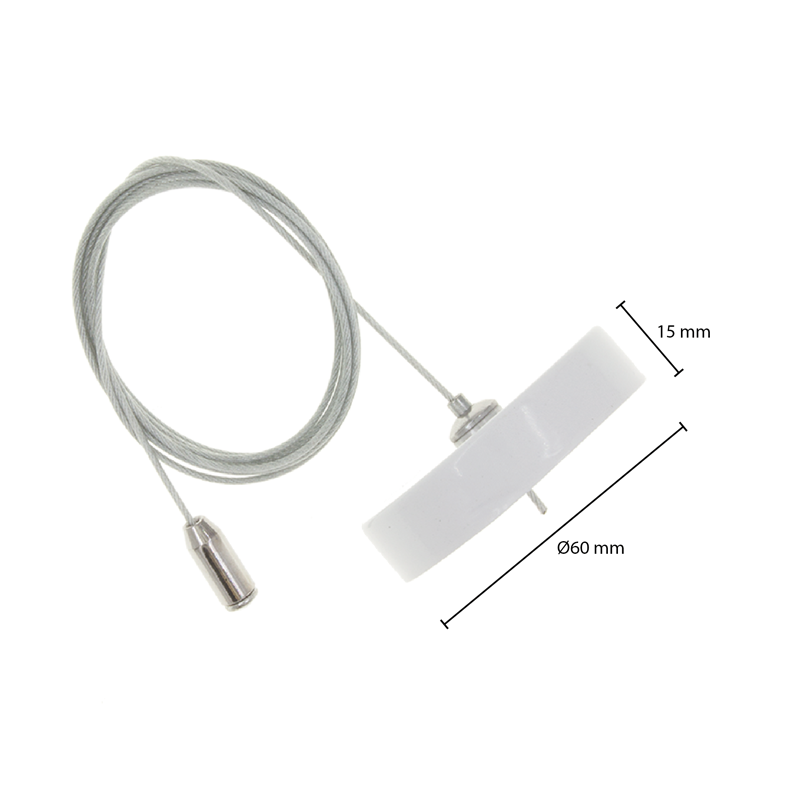 1 fase lichtrail systeem pendelset