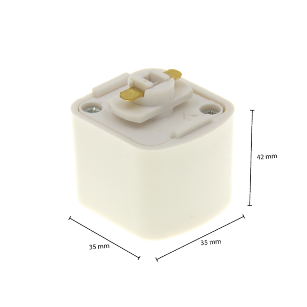1 fase rail accessoire adapter wit