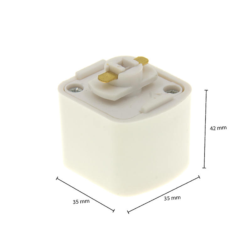 1 fase rail accessoire adapter wit