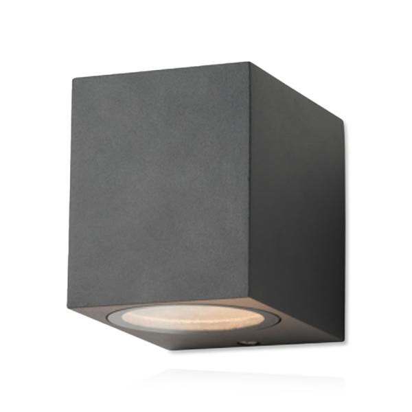 Wandarmatuur Hion met 1x GU10 fitting | Grijs