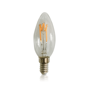 LED filament E14 | LED kaarslamp | dimbaar | Clear | 4w