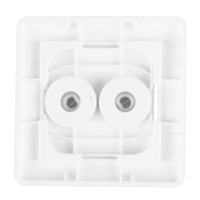 Afdekraam voor alle duo inbouw dimmers | universeel | wit - Afbeelding 5