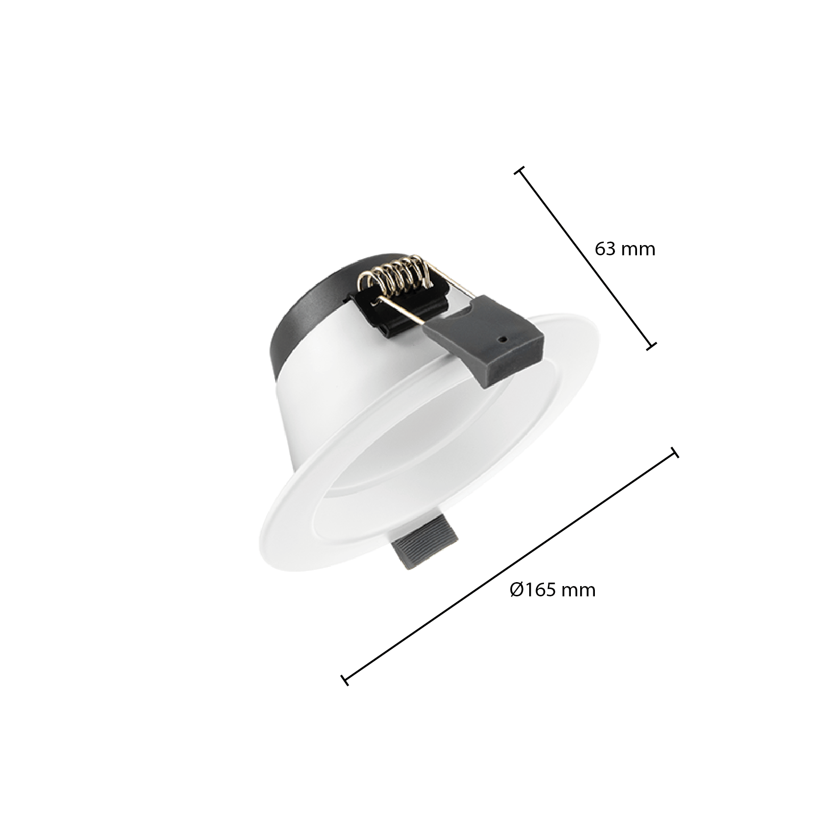LED-downlight | Ortho | CCT-Switch | ø135 | 16w - Afbeelding 6