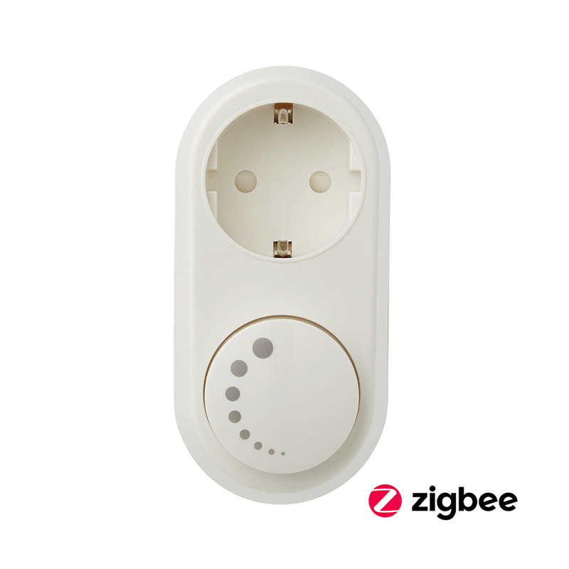ECO-DIM.06 Zigbee-stekekrdimmer-wit-voorkant ECO-DIM.06 Zigbee-stekekrdimmer-wit-voorkant