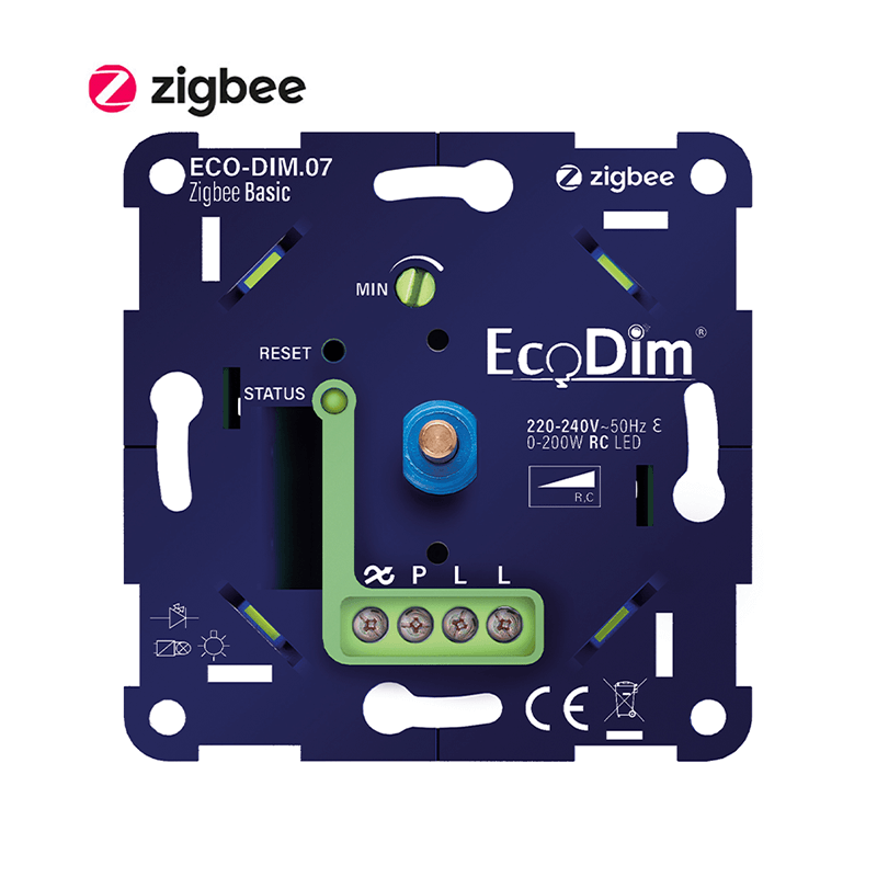 Zigbee Basic LED dimmer EcoDim.07 | druk/draai | 0-200w - Afbeelding 5