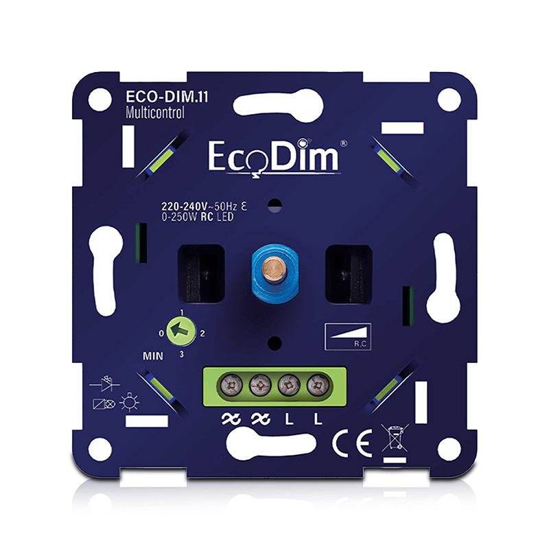 Multicontrol LED dimmer EcoDim.11 | 0-250w | fase afsnijding