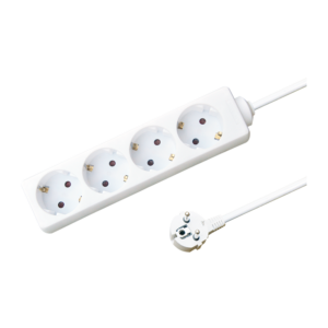 4-voudige tafelcontactdoos LEDMAT | 5m | wit