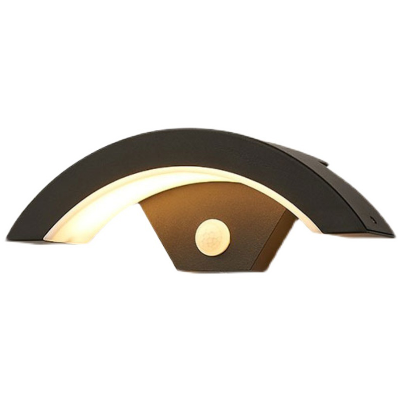 Wandlamp Hati 12w met sensor IP65 | grijs - Afbeelding 3