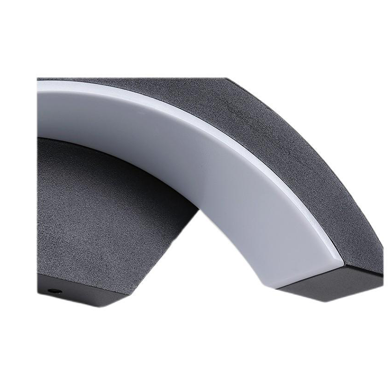 Wandlamp Hati 12w met sensor IP65 | grijs - Afbeelding 6