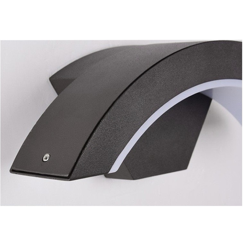 Wandlamp Hati 12w met sensor IP65 | grijs - Afbeelding 5