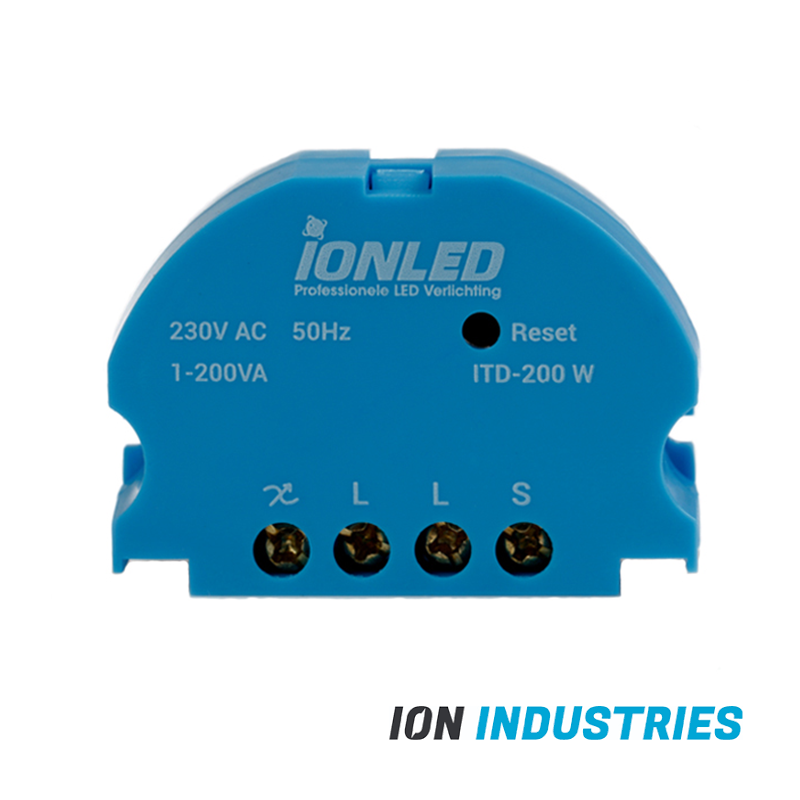 ION Industries Touch Triac LED dimmer 90.100.050 | 0.3-200 watt - Afbeelding 6