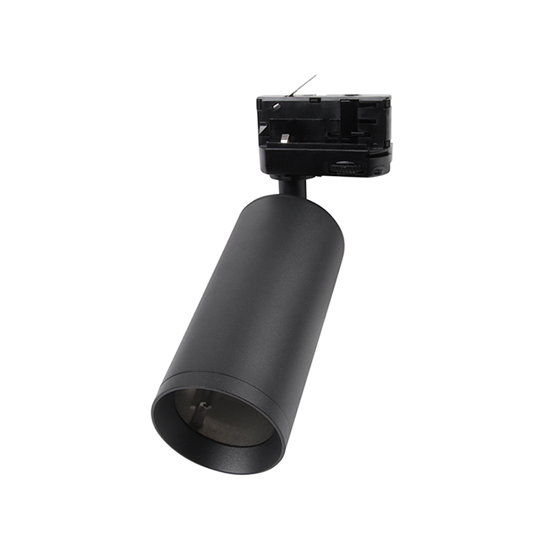 3-fase-railarmatuur LEDMAT | met veer | GU10 | zwart