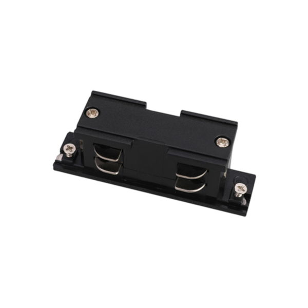 I-vorm | interne connector LEDMAT | 3-fase-railsysteem | zwart