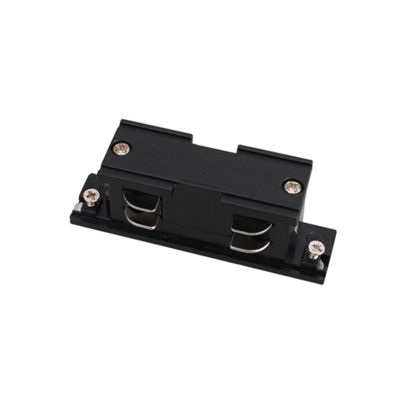 I-vorm | interne connector LEDMAT | 3-fase-railsysteem | zwart