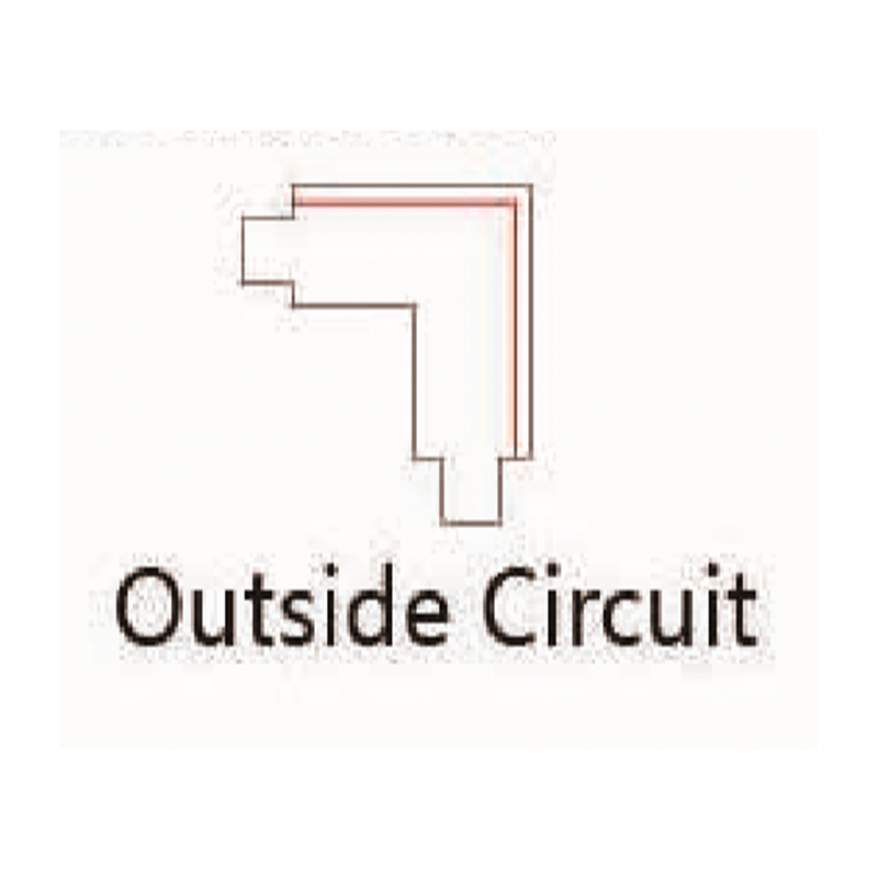 L-vorm connector LEDMAT | 3-fase-systeem | Buitenhoek | wit - Afbeelding 2