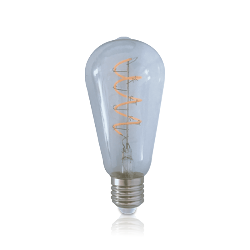 LED-filament E27 Edison dimbaar | Clear | 4 watt