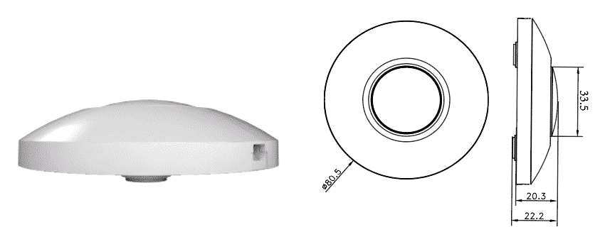 LED VLOERDIMMER WIT 0-50W-6000