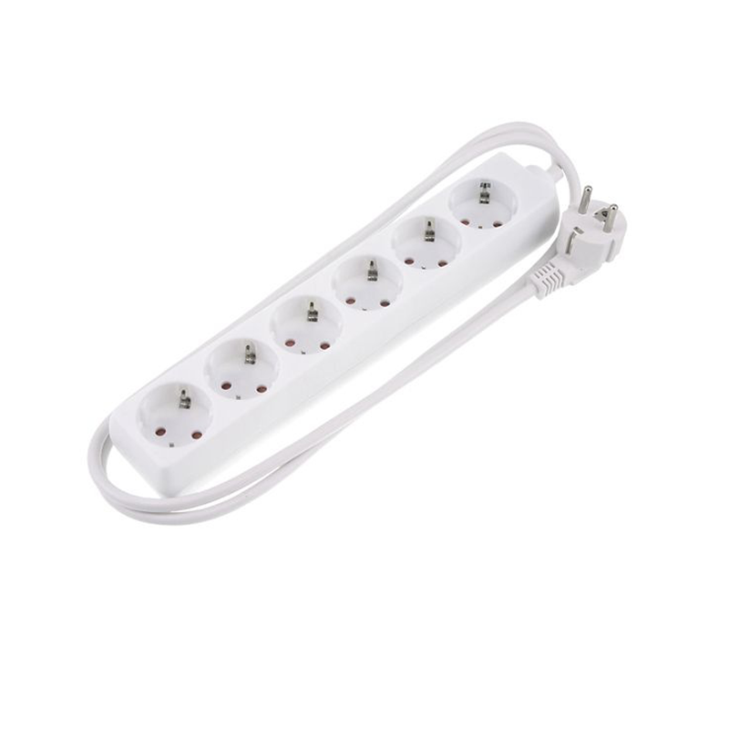 6-voudige tafelcontactdoos LEDMAT | 3m | wit - Afbeelding 2