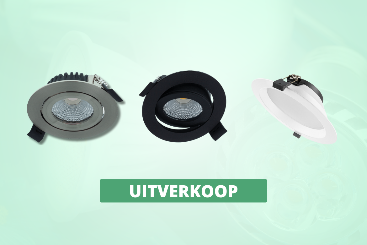 Downlighters uitverkoop