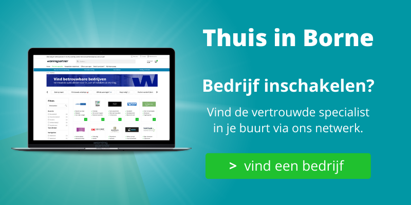 Via Woningpartner in Borne vind je aangesloten bedrijven en lokale specialisten waarmee je eenvoudig en veilig in contact komt voor alle vakdisciplines en diensten aan huis installatiebedrijven hoveniers schoonmaakbedrijven beveiligingsbedrijven vloerenleggers makelaars en woningcorporaties betrouwbare bedrijven en oplossingen via Woningpartner in jouw regio