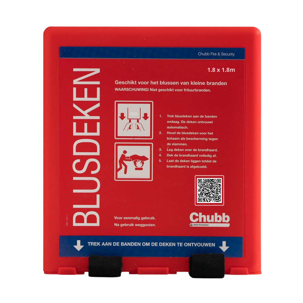 Chubb blusdeken 180 x 180 cm | grootformaat in hardcase